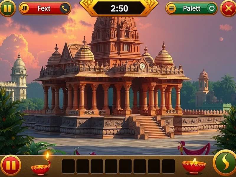 Belur Temple Puzzle Frenzy gameplay screenshot